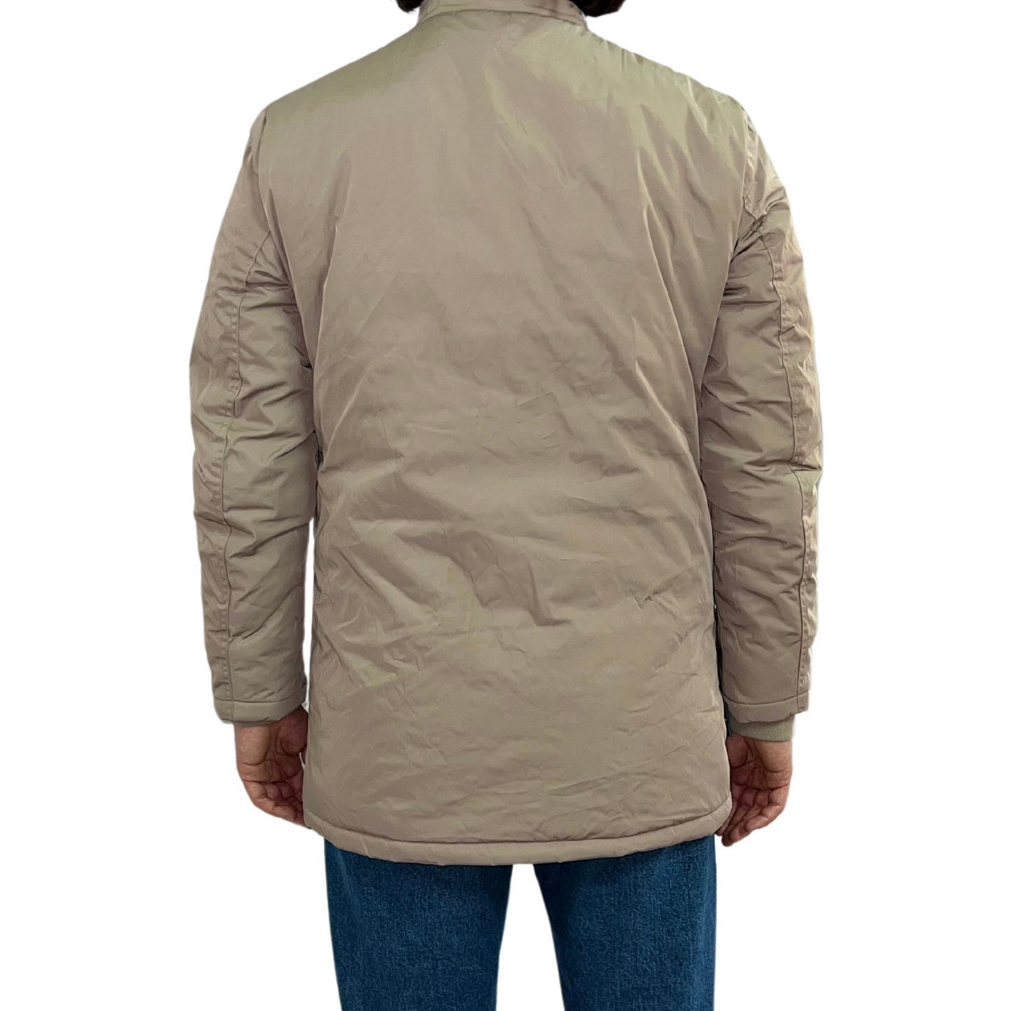WINDROSE - Parka Olaf beige con cappuccio removibile