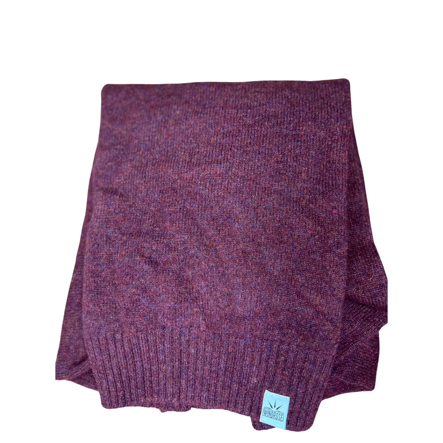 WINDROSE - Maglione mélange bordeaux