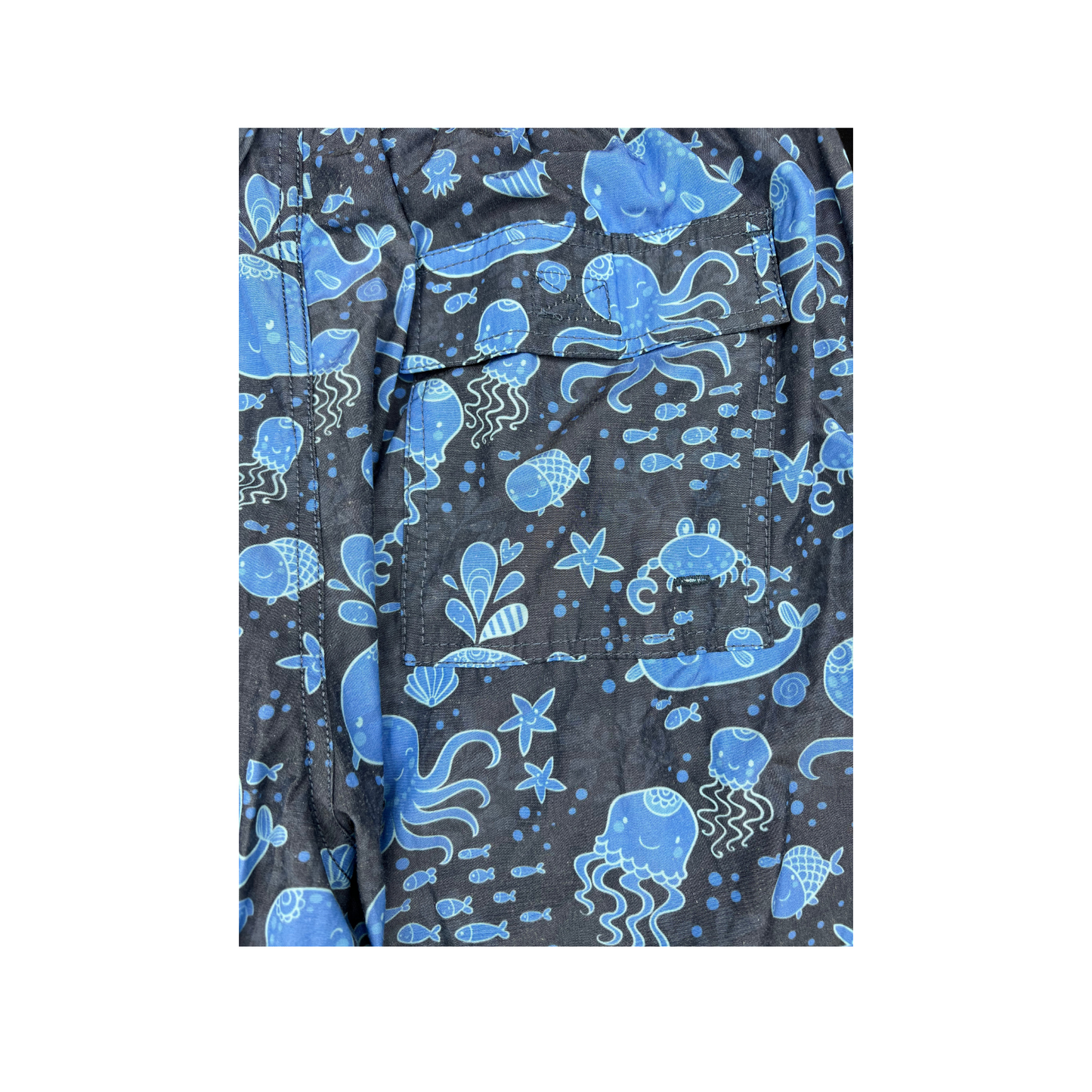 WINDROSE- Costume da bagno blu a fantasia