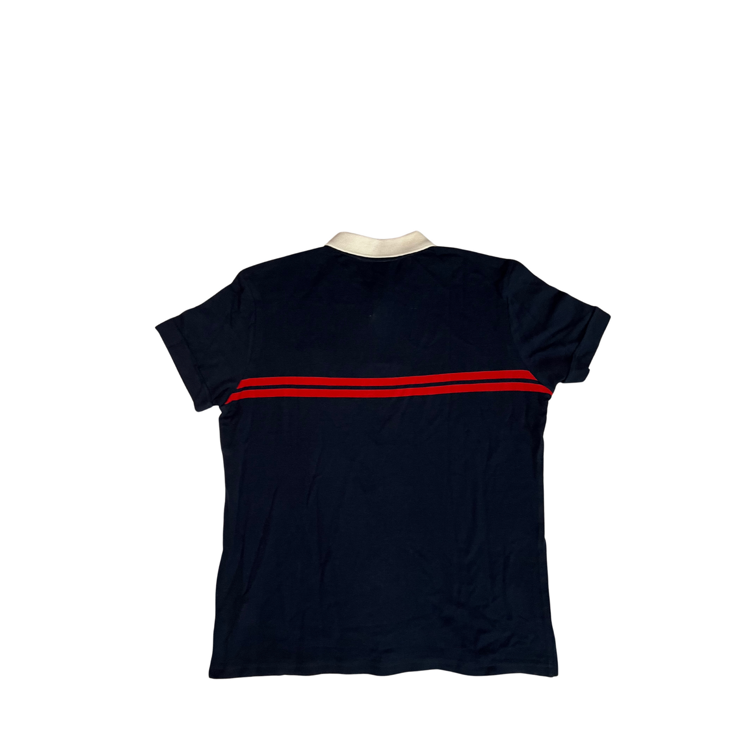 SERGIO TACCHINI- Polo blu con strisce rosse