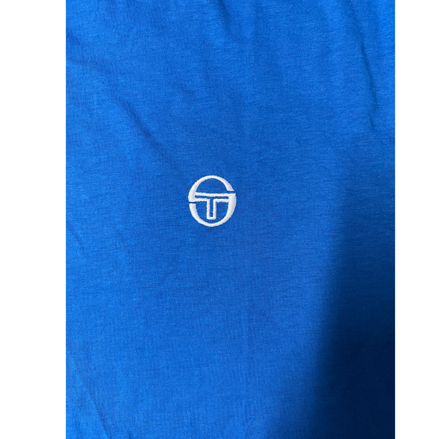 SERGIO TACCHINI- T-shirt azzurra con logo bianco