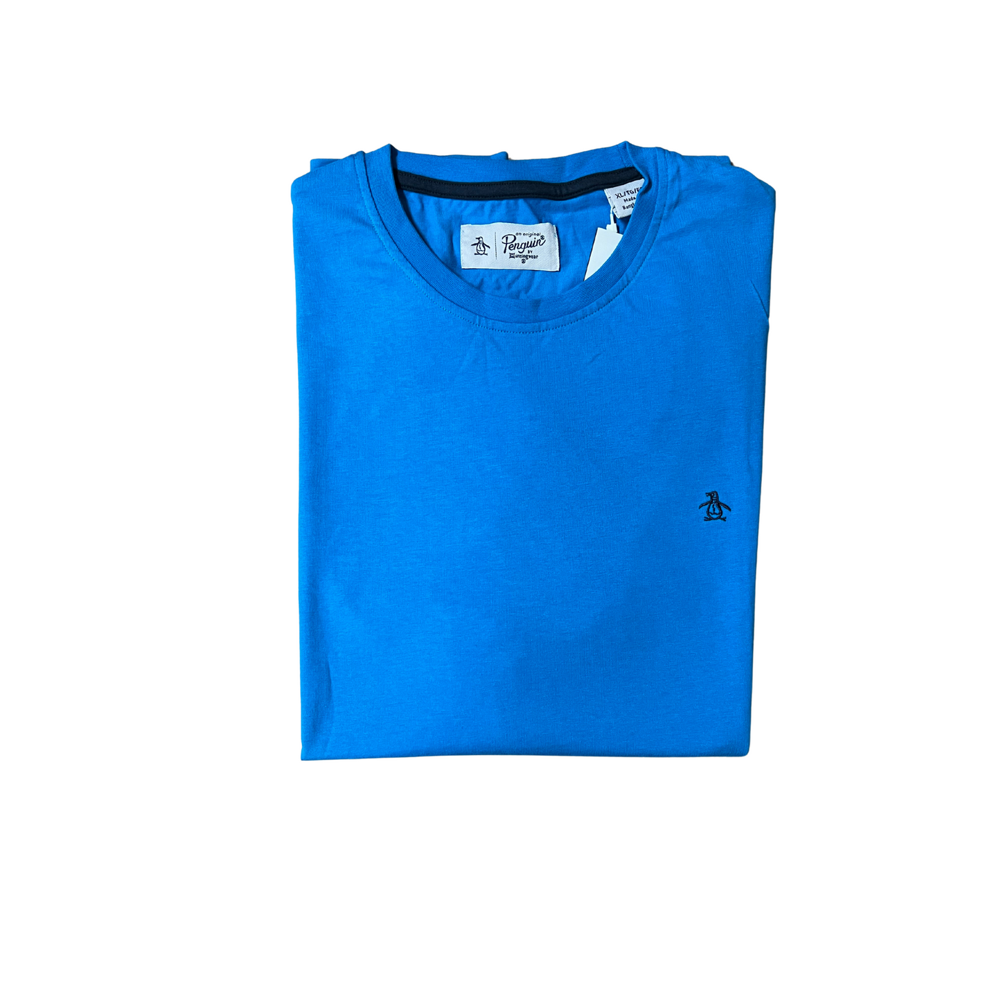 PENGUIN- T-shirt azzurra con logo