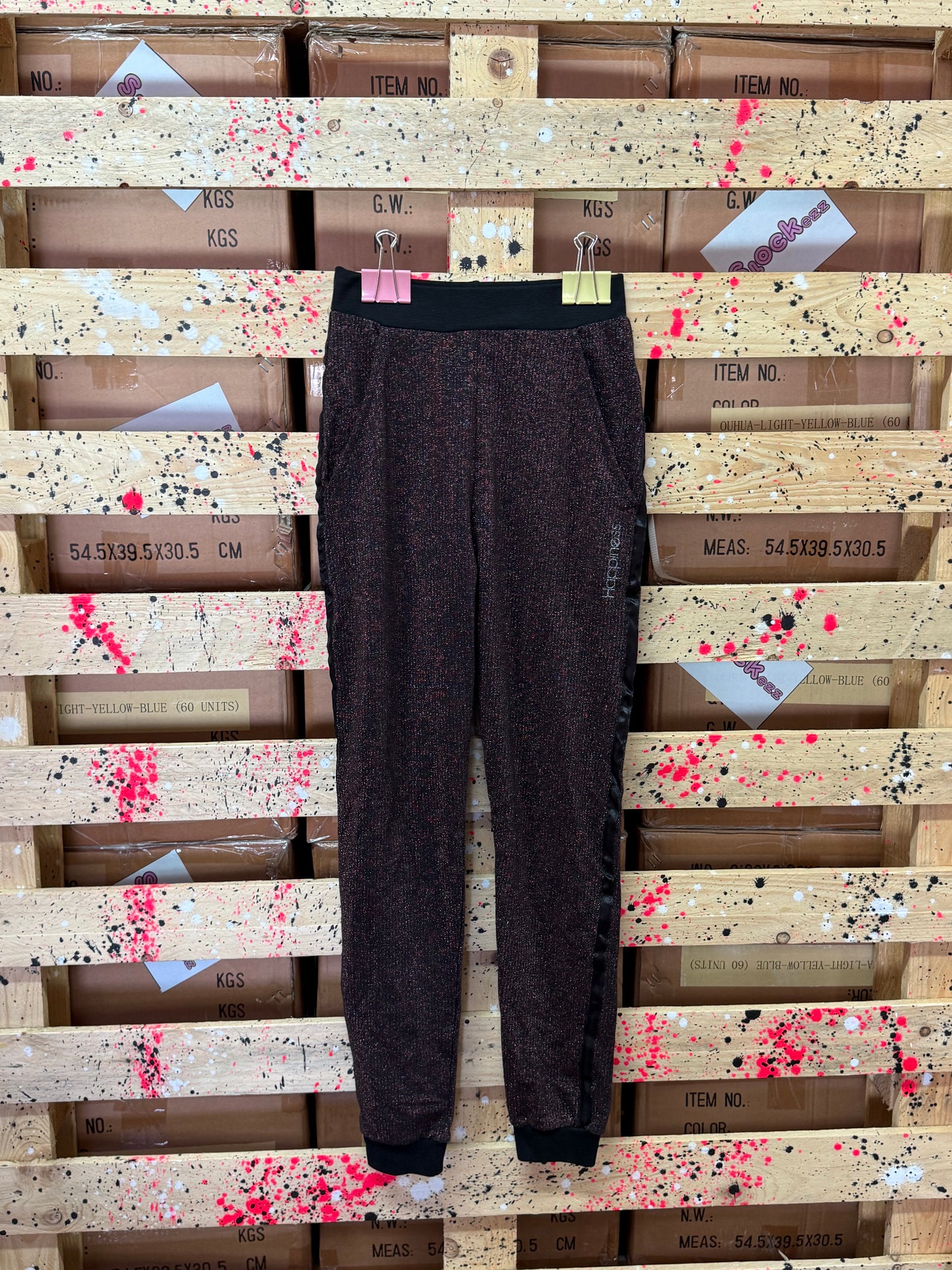 HAPPINESS - Pantacollant donna con strass