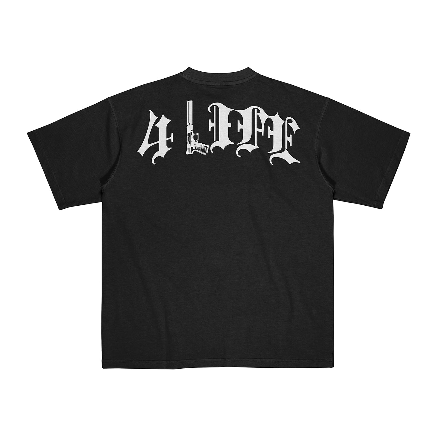 4L "Extra Back" Tee Black