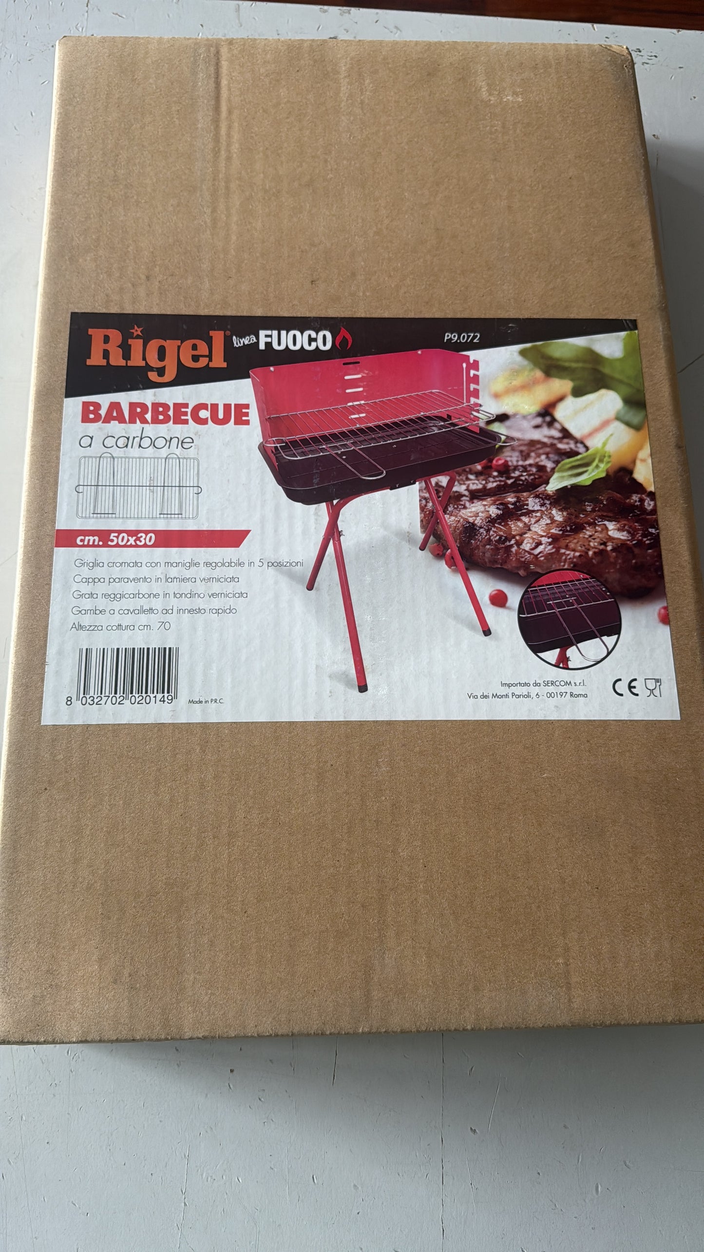 Barbecue Rigel 50x30