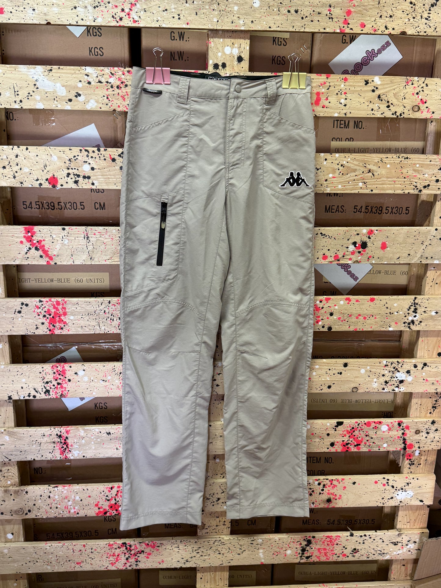 ROBE DI KAPPA- Pantalone acetato beige uomo