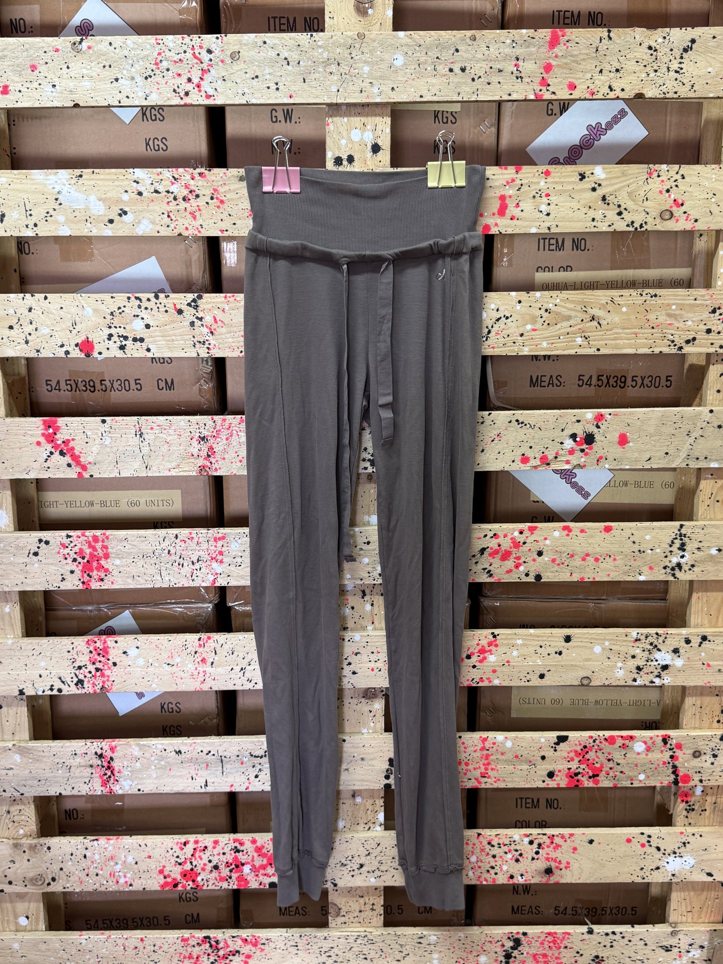 DEHA- Pantalone tuta tortora donna