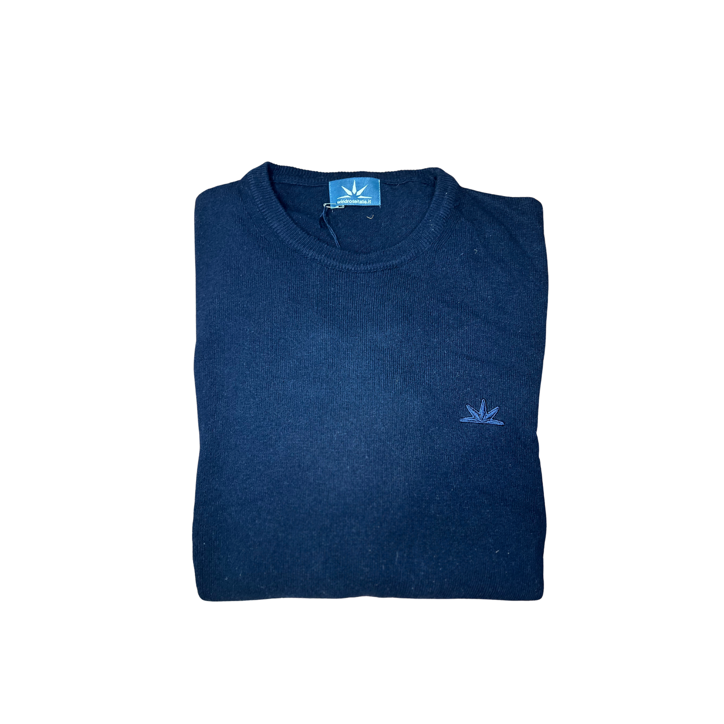 WINDROSE - Maglione misto cashmere blu acceso