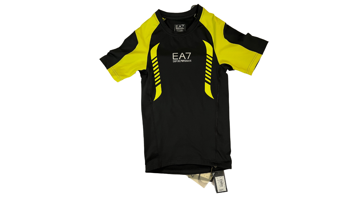 EA7 -T-SHIRT TRAIN JUNIOR NERA