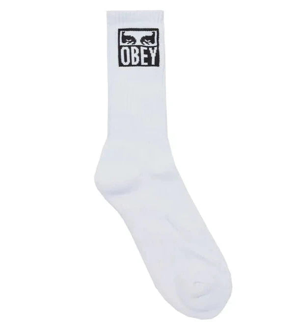 OBEY Icon Socks White