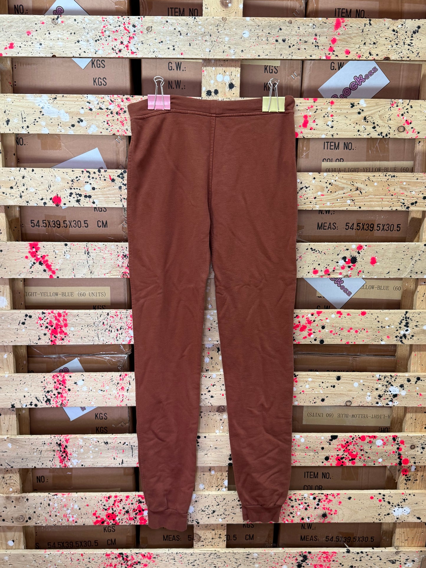 HAPPINESS - Pantalone di tutta marrone