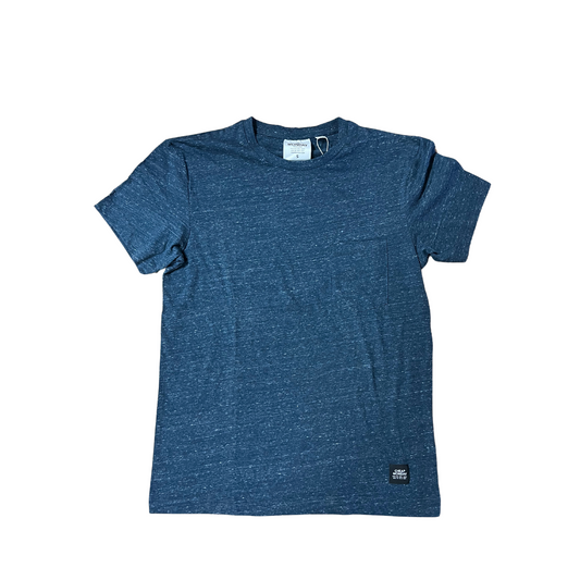 CHEAP MONDAY- T-shirt blu con taschino
