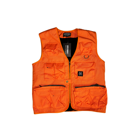 STATE OF MIND- Gilet cargo arancione