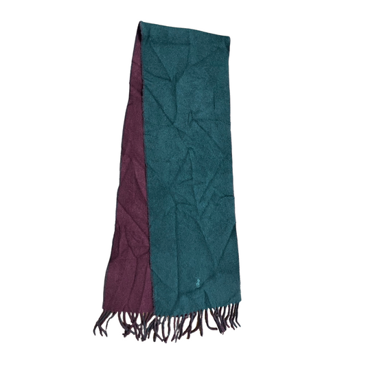 POLO RALPH LAUREN- Sciarpa bicolore verde e viola