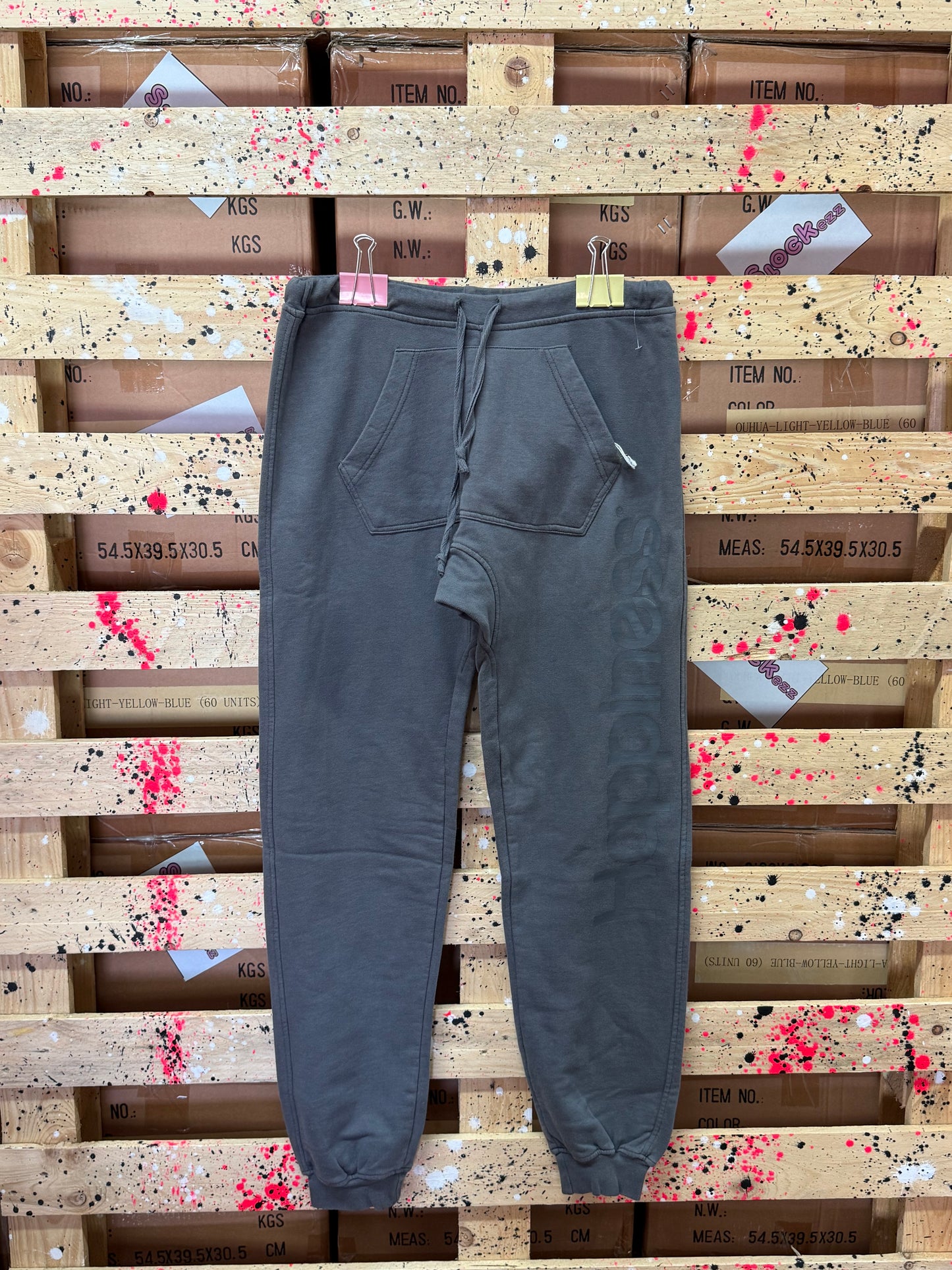 HAPPINESS - Pantalone di tuta  donna grigia
