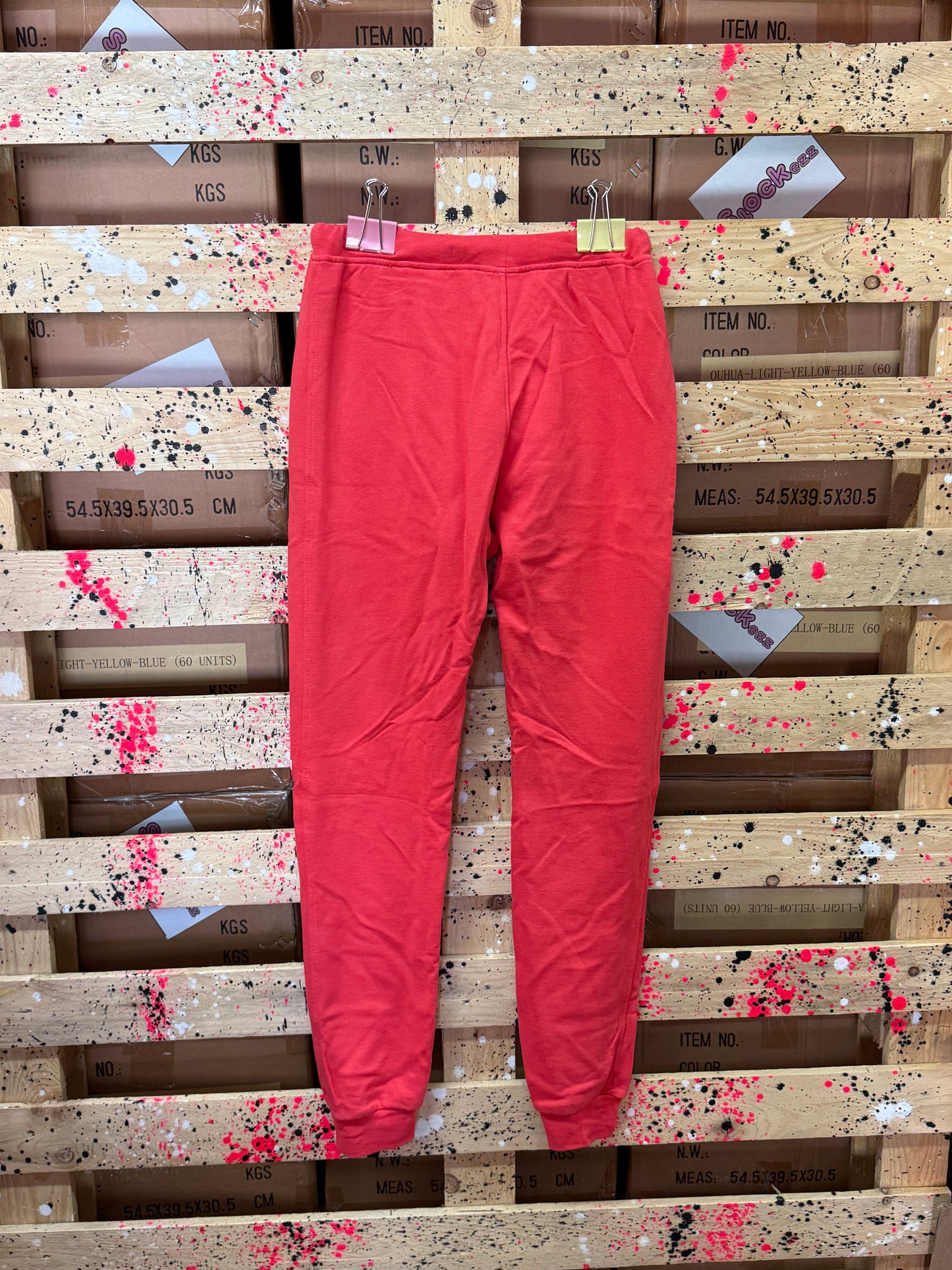 HAPPINESS - Pantalone tuta rosso donna