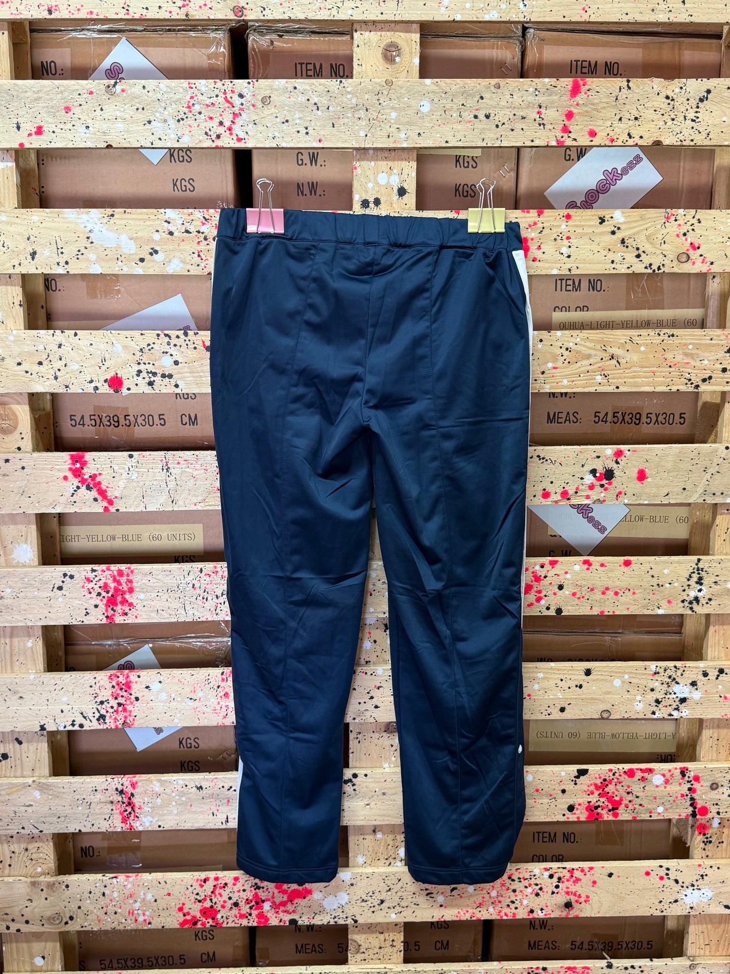 FILA - Pantalone tuta Classic blu con banda laterale