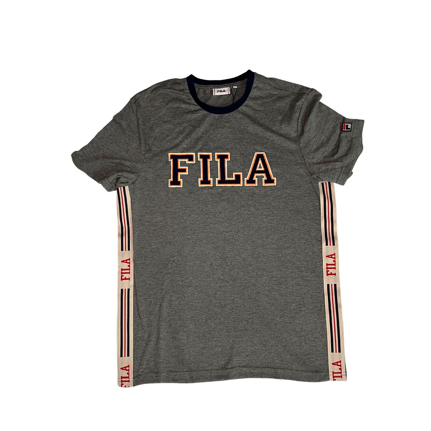 FILA- T-shirt grigia con scritta