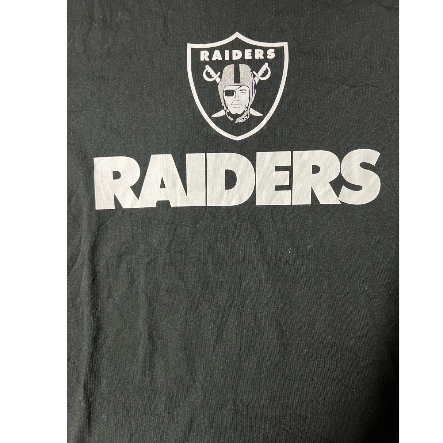 NEW ERA- T-shirt Raiders nera con logo