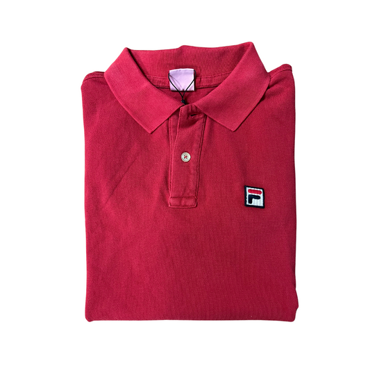 FILA- Polo rossa con logo