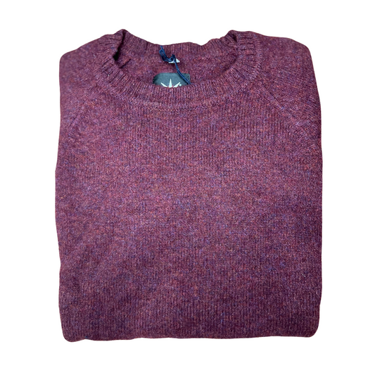 WINDROSE - Maglione mélange bordeaux