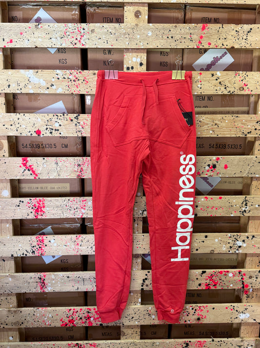HAPPINESS - Pantalone tuta rosso donna