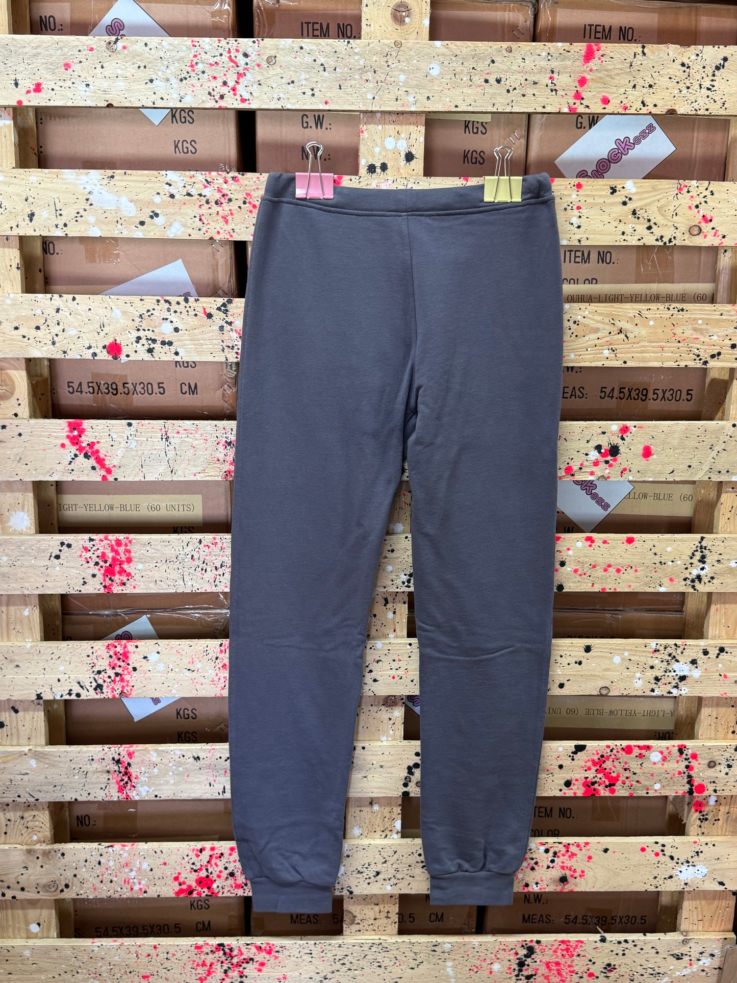 HAPPINESS - Pantalone tuta donna grigio