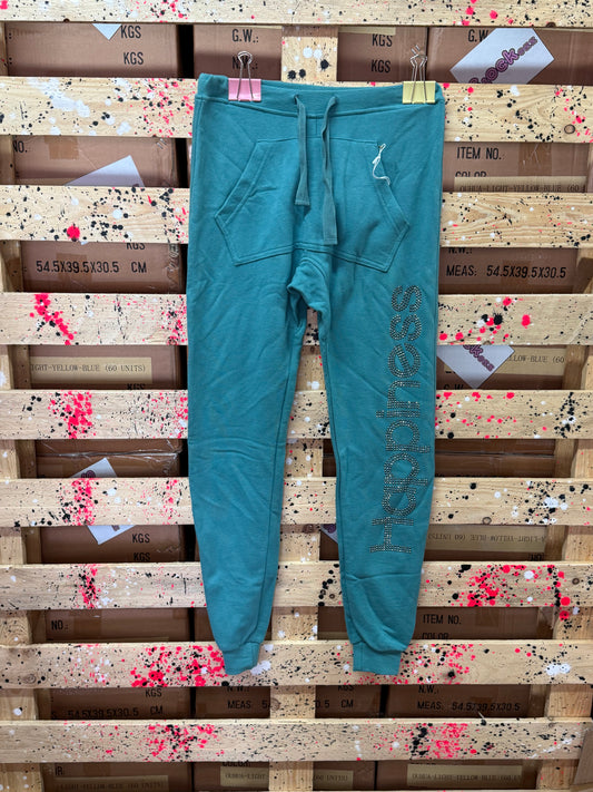 HAPPINESS - Pantalone di tuta donna turchese