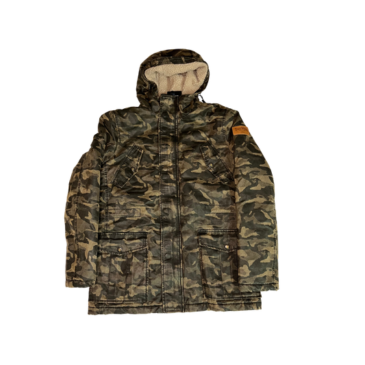 THREE STROKE - Parka camuflage
