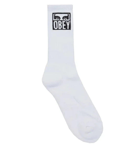 OBEY Icon Socks White