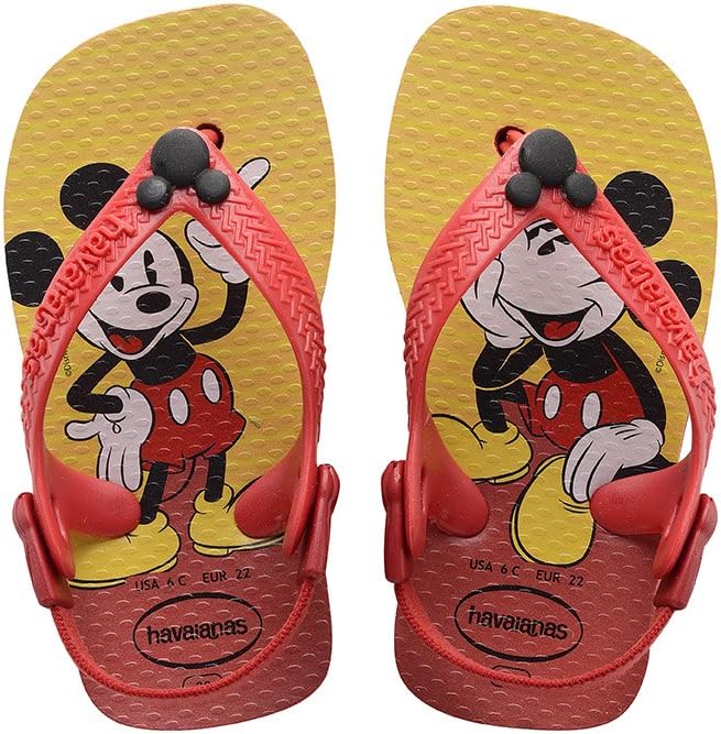 HAVAIANAS- Topolino giallo e rosso