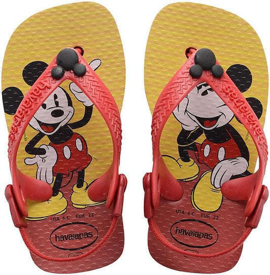 HAVAIANAS- Topolino giallo e rosso